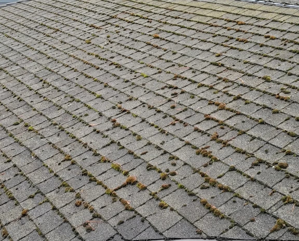 Moss removal before
